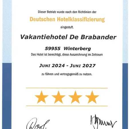 Vakantiehotel Der Brabander 아파트 빈터베르크